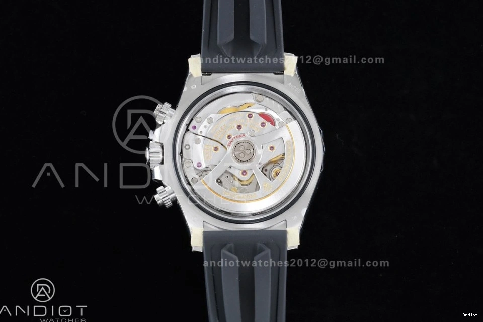 Oysterflex VS4131 (Weighted) Edition Silver Strap V2 VSF 126519 on 1:1 Daytona Black Best Dial Diamonds 0127